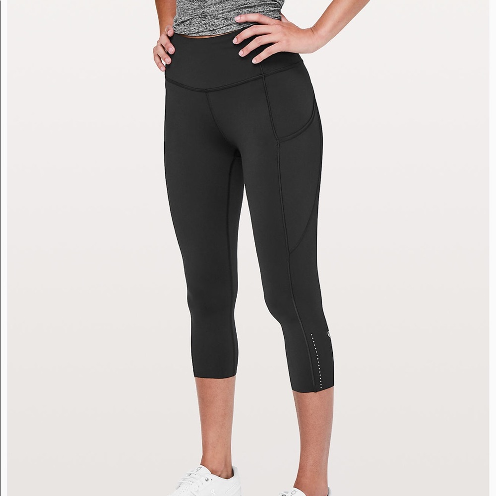 NWOT Lululemon Fast & Free Crop II Nulux 19"